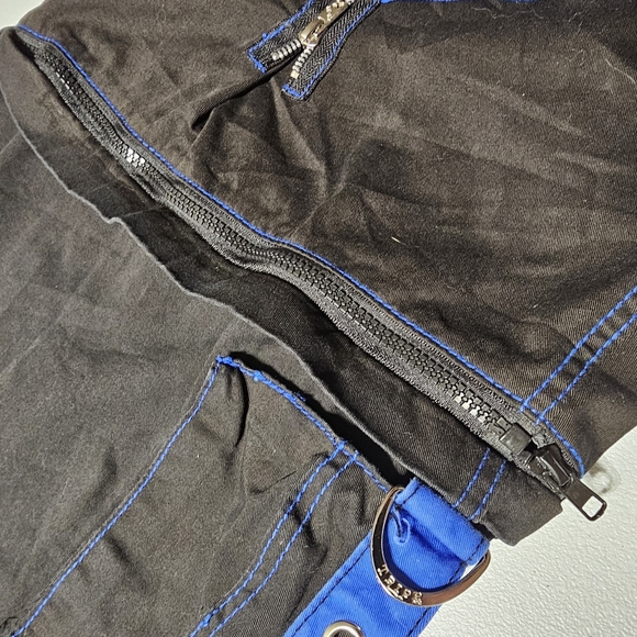 VTG TRIPP NYC Pants Mens XL (38x31) Daang Goodman Goth Rave Emo Convertible Zip - Picture 12 of 14